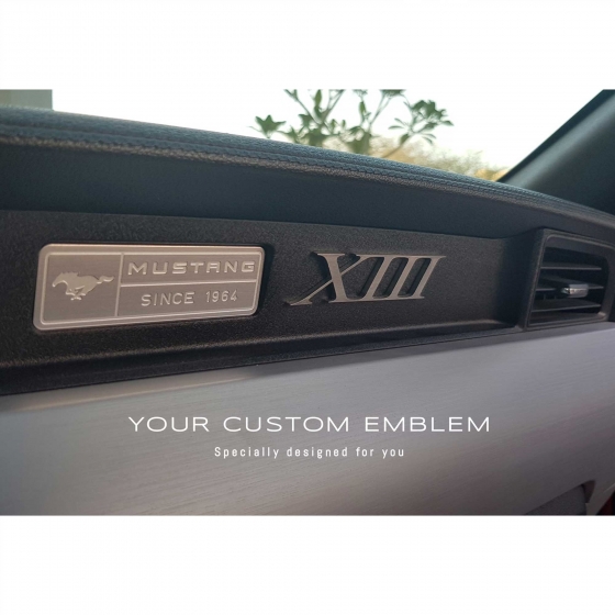 XIII Custom made Emblem in 100% Stainless steel - Design and size done as requested
