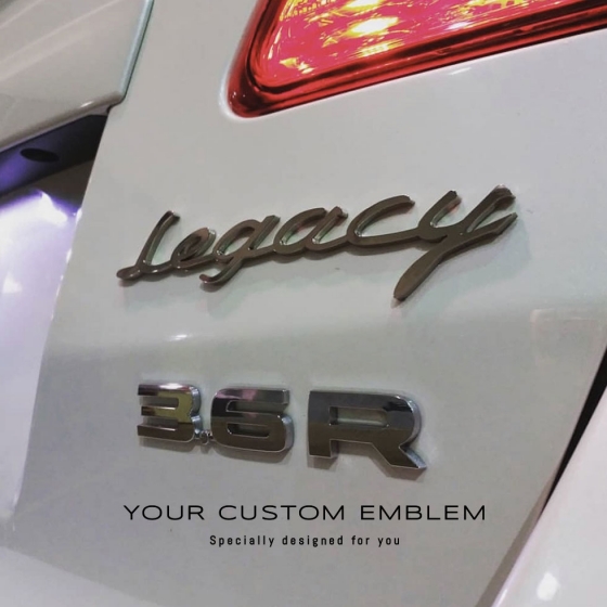 Legacy Custom made Emblem in stainless steel mirror finishing - Custom design done as requested