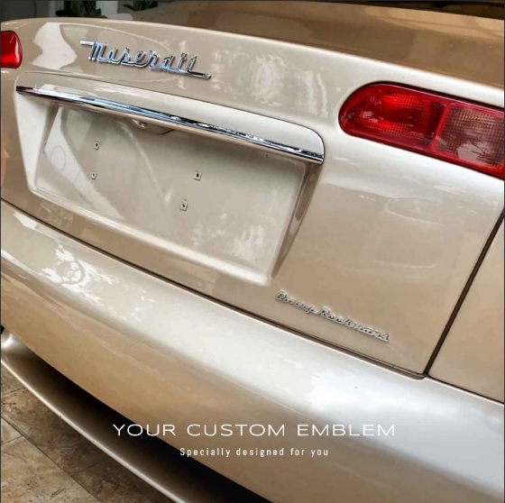 Donny Reekmans Custom made Emblem in 100% stainless steel matt finishing
