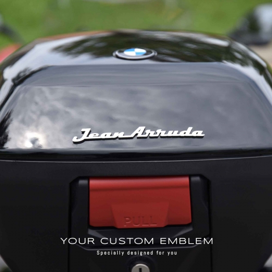 Jean Arruda Emblem in stainless steel matt finishing