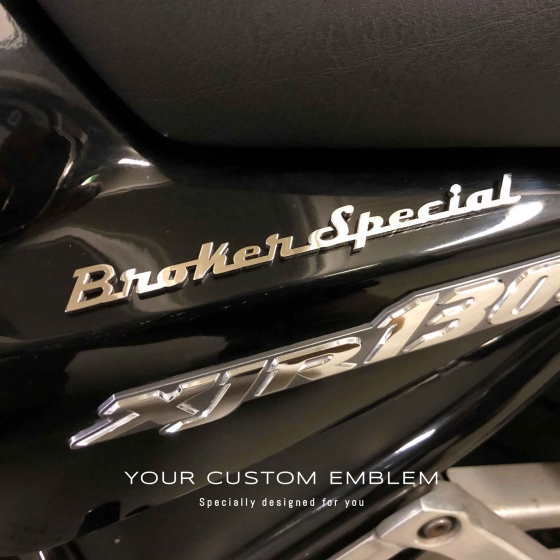 Broker Special Custom made Emblem in stainless steel mirror finishing