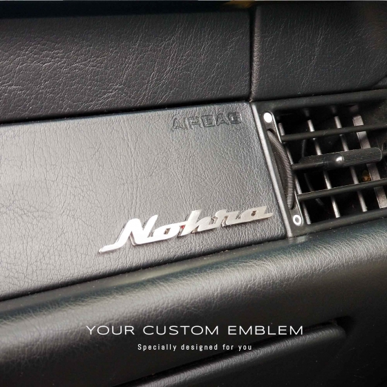 Nohra Custom made Emblem on RWB Porsche named Nohra